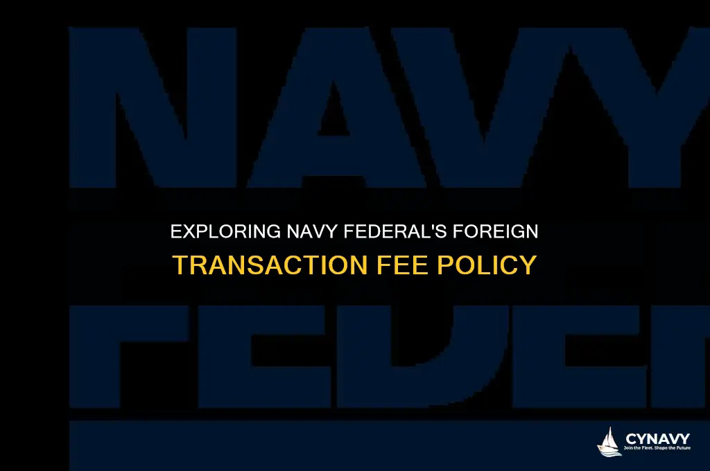 does navy federal have foreign transaction fees