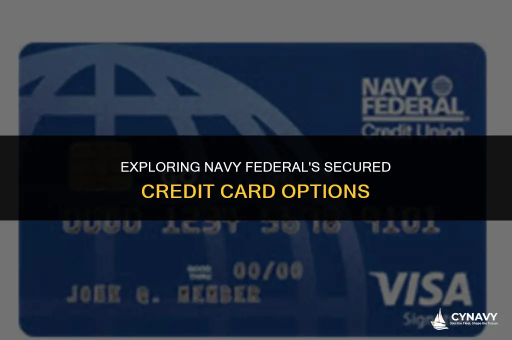 does navy federal have secured credit cards
