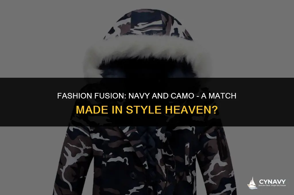 does navy go with camo