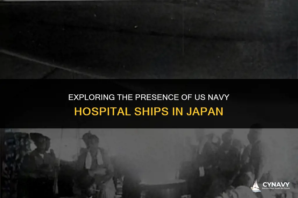 does navy have a hospital ship in japan
