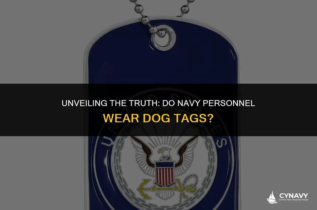 does navy have dog tags
