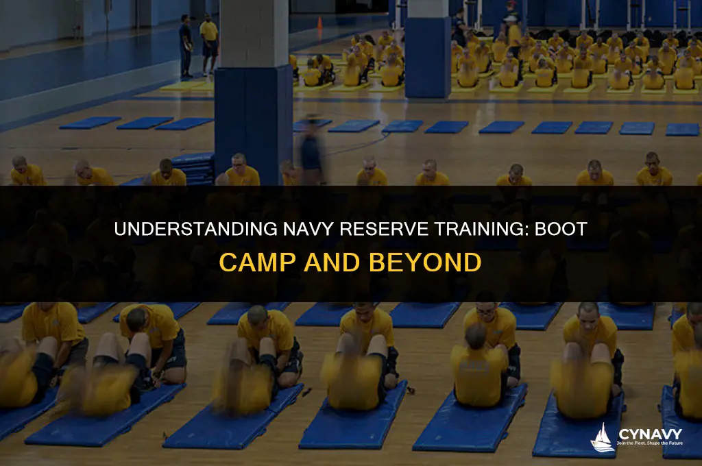does navy reserve go through bootcamp and a school