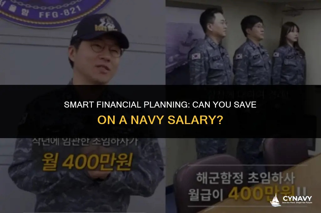 does navy salary go to savings