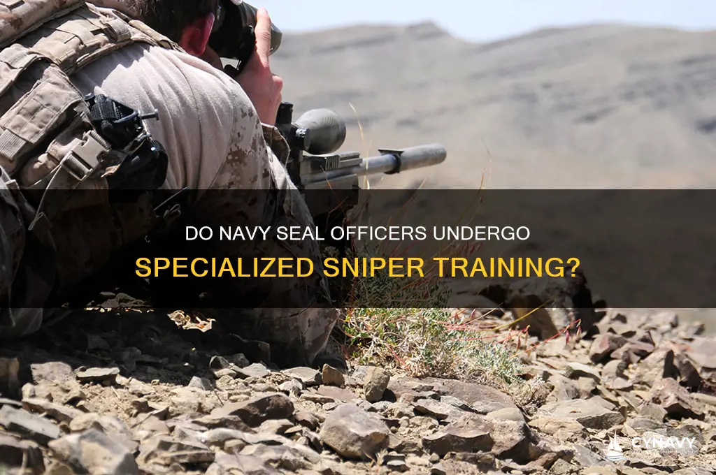 does navy seal officers get sniper training