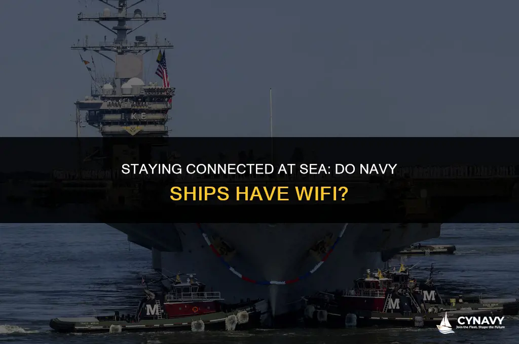 does navy ships have wifi