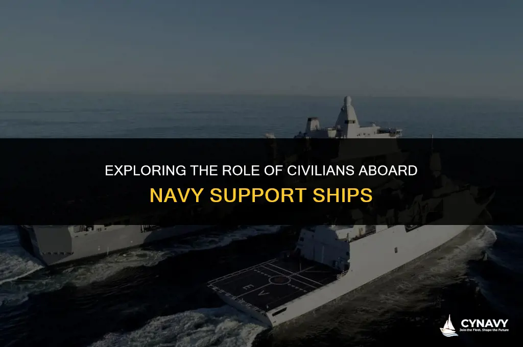 does navy support ships have civilian employees