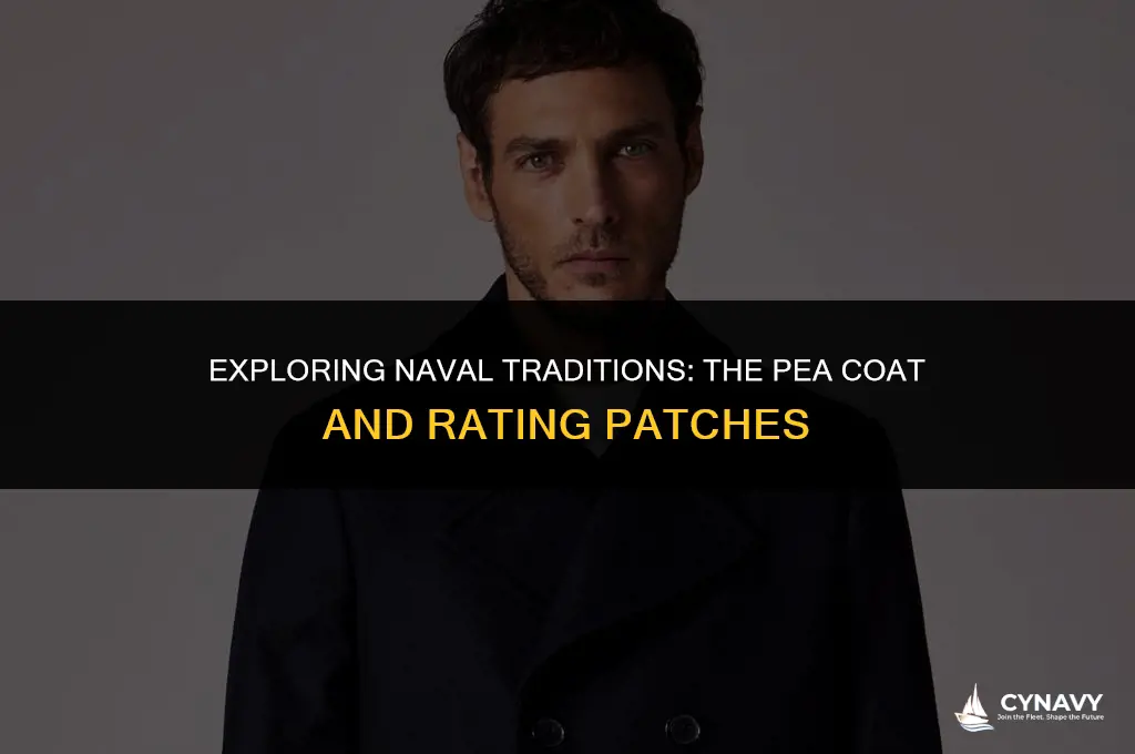 does navy wear rating patch on pea coat