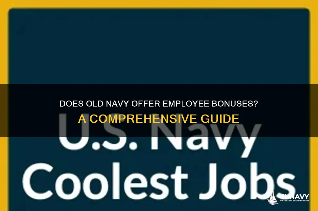 does old navy get bonus