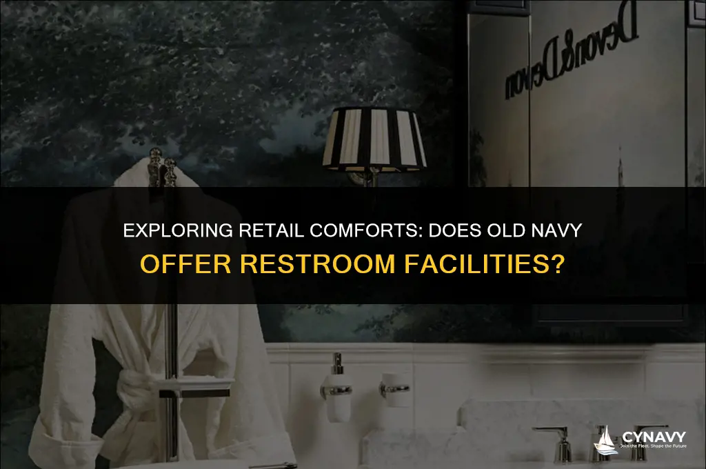does old navy have a bathroom