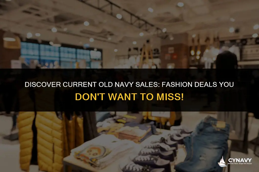 does old navy have a sale going on