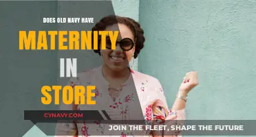 Exploring Maternity Options at Old Navy: In-Store Availability Revealed