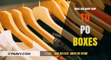 Old Navy's Shipping Policy: PO Boxes Included?