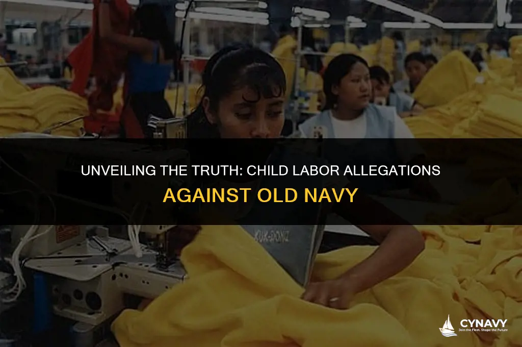 does old navy use child labor