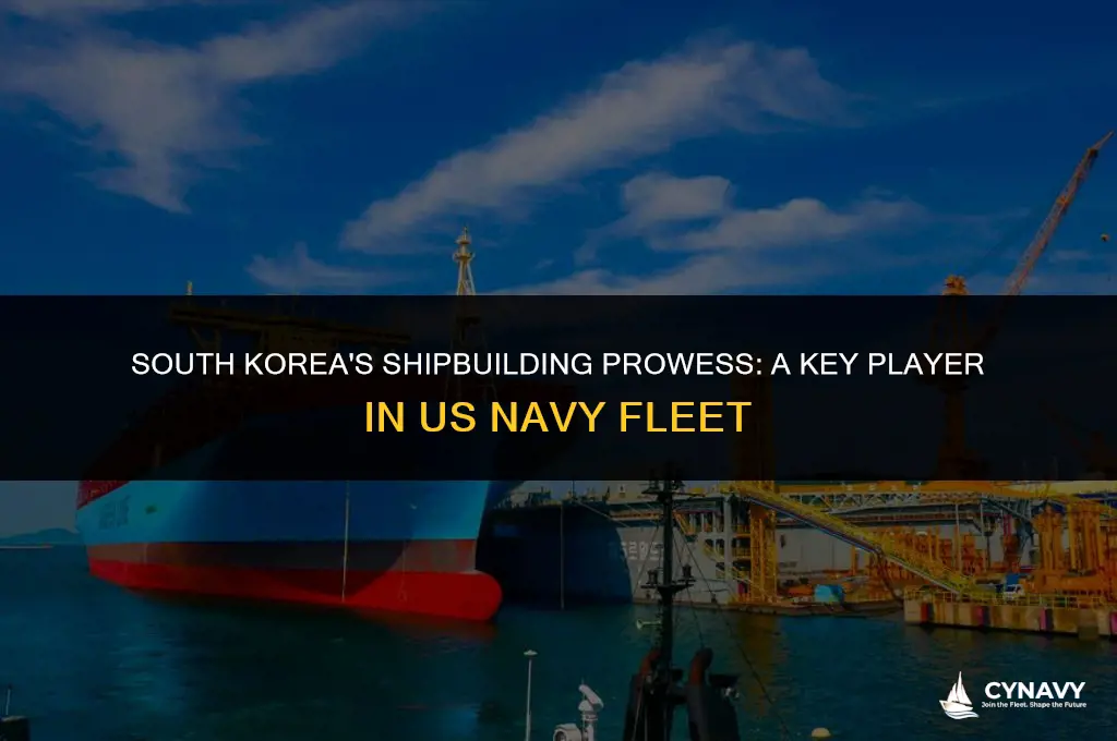 does south korea make us navy ships