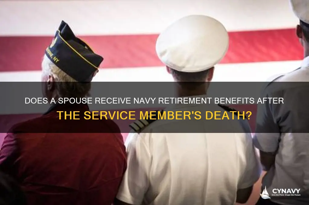 does spouse get navy retirement after death