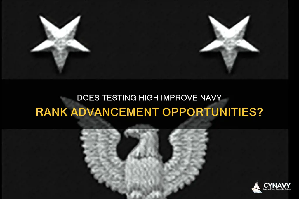 does testing high get you better rank navy