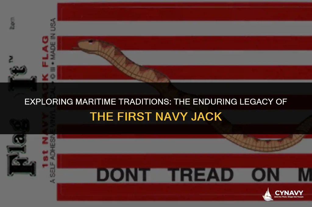 does the 1st navy jack still fly on a ship