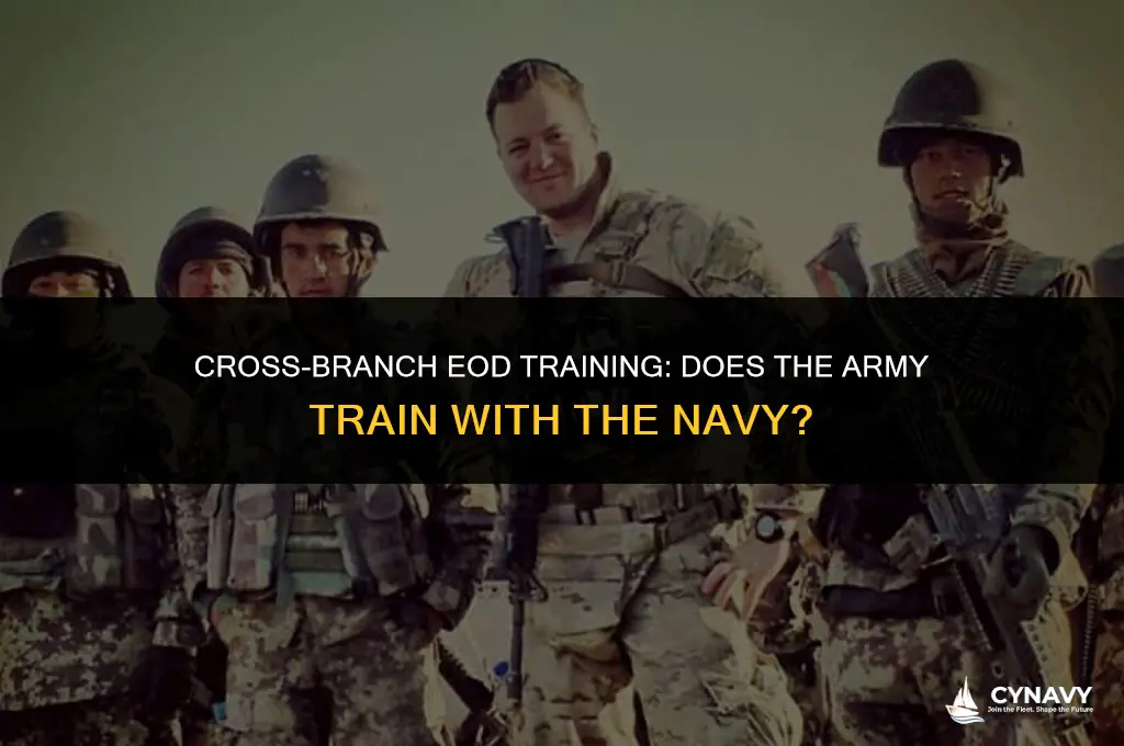 does the army ever do eod training through the navy