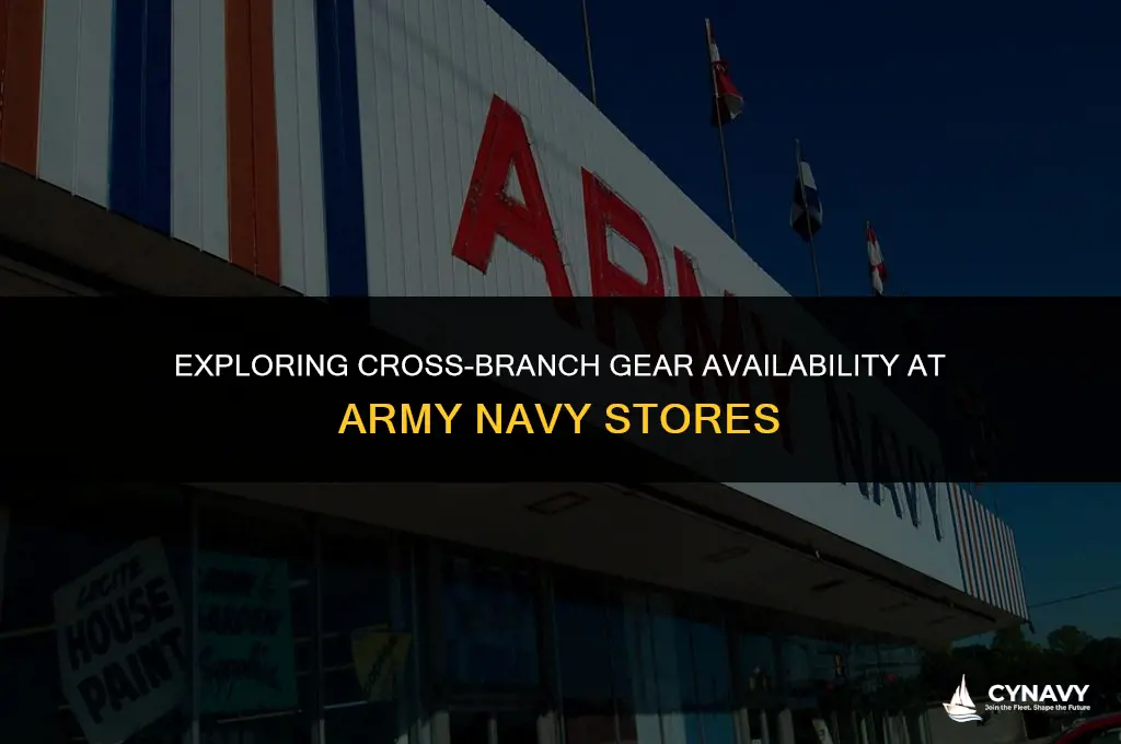 does the army navy store have air force gear