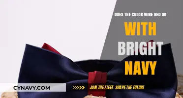 Wine Red and Bright Navy: A Bold Fashion Statement