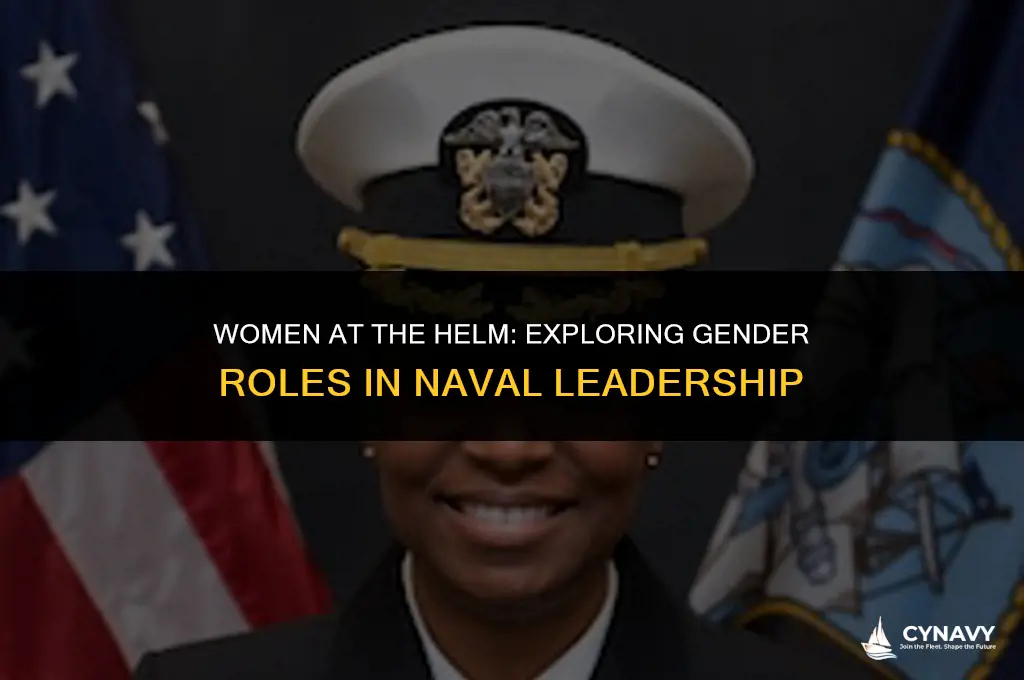 does the navy allow woman ship captans