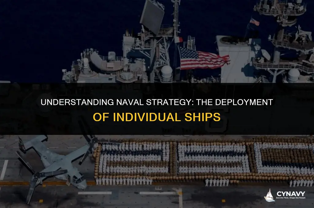 does the navy deploy individual ships