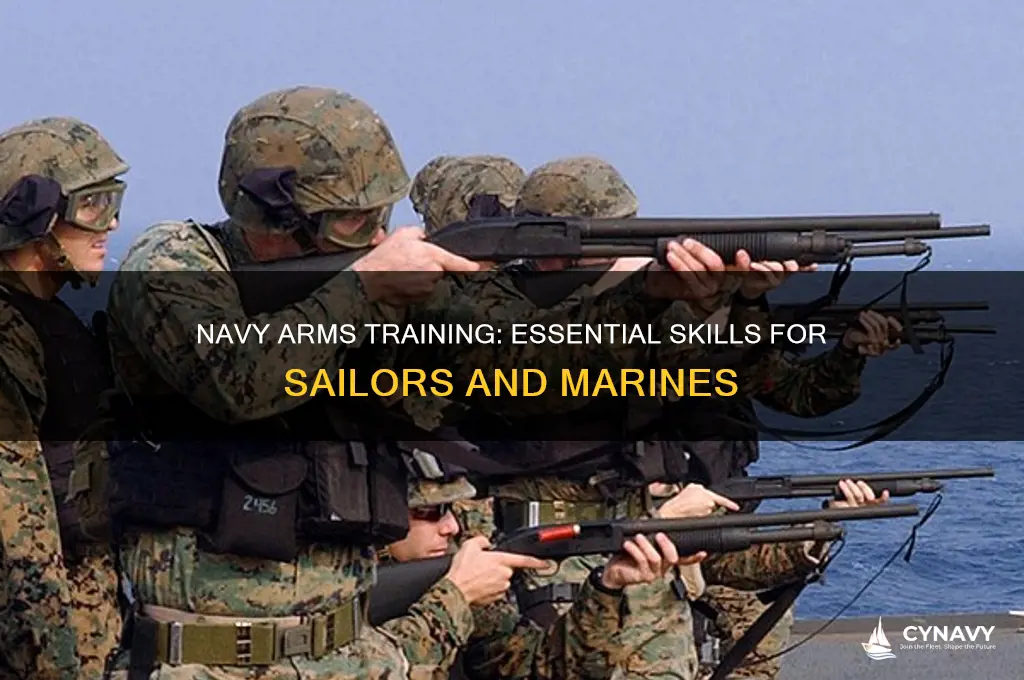 does the navy get arms training