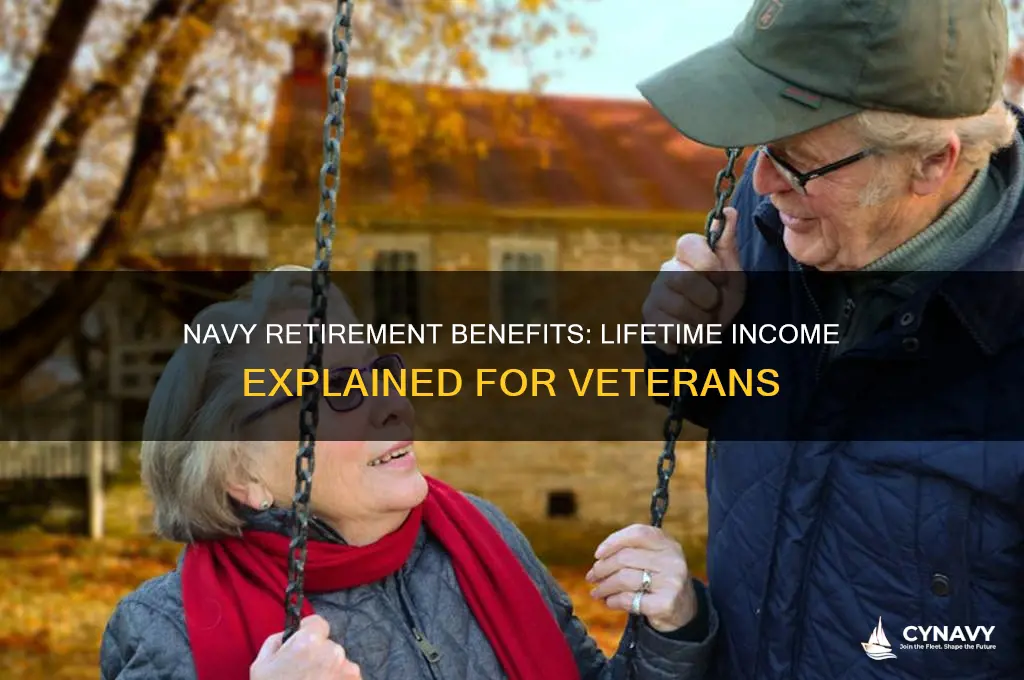 does the navy get income for life