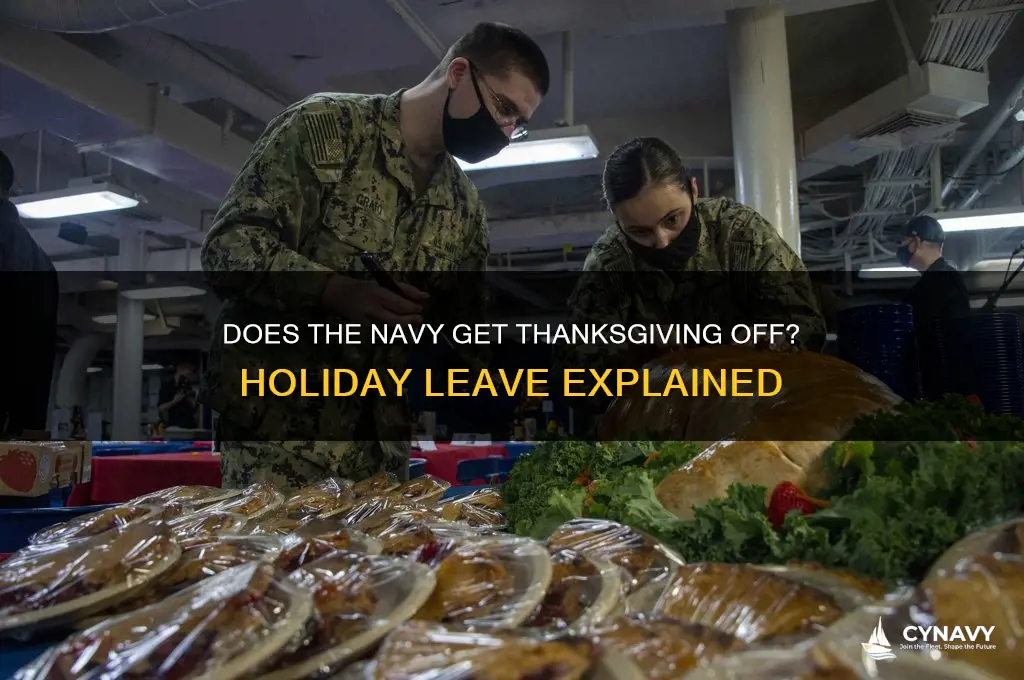 does the navy get thanksgiving off