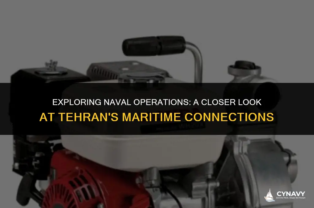 does the navy go to tehran