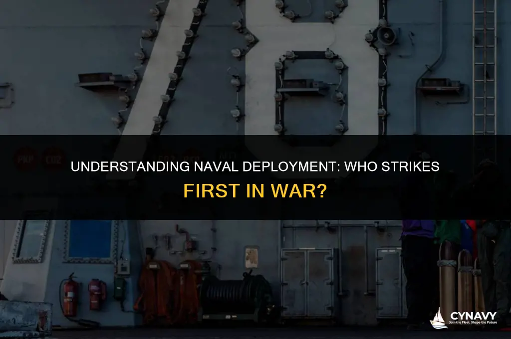 does the navy go to war first