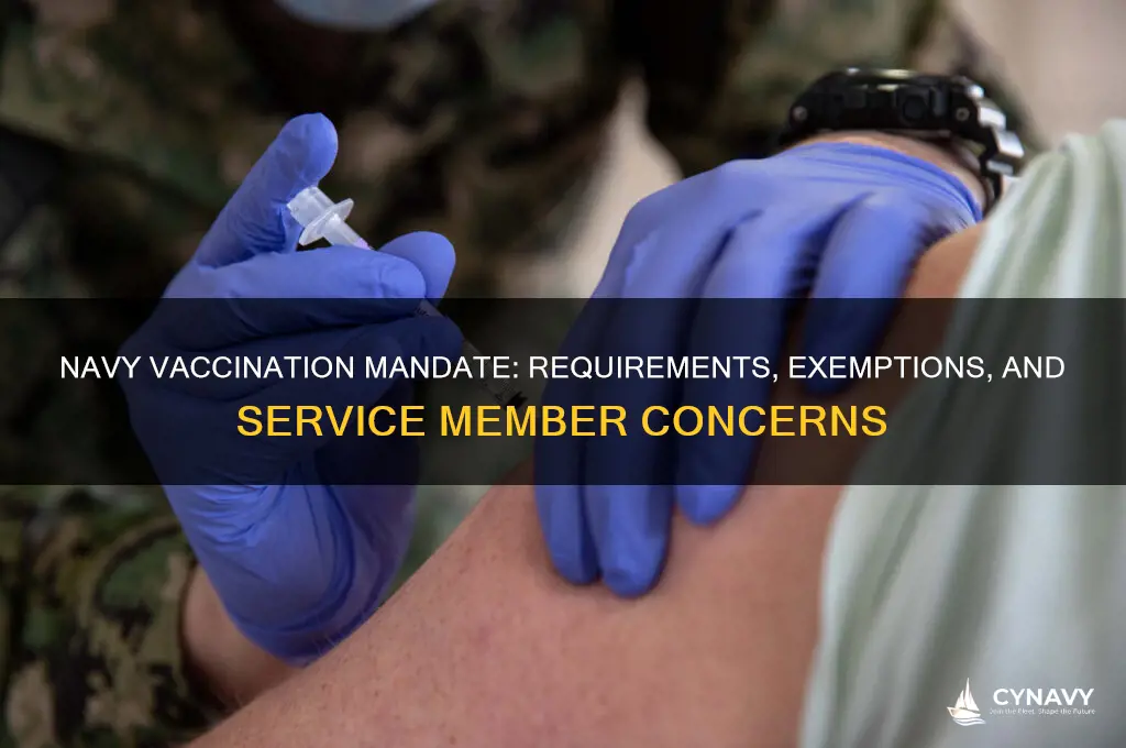 does the navy have to get vaccinated