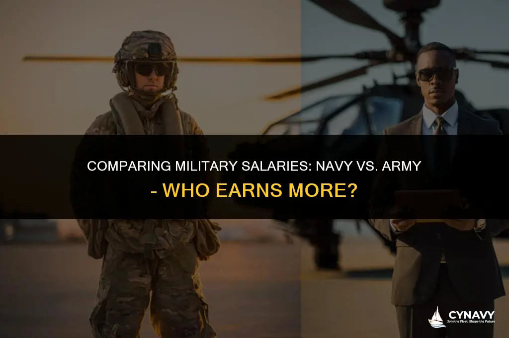 does the navy make more than the army