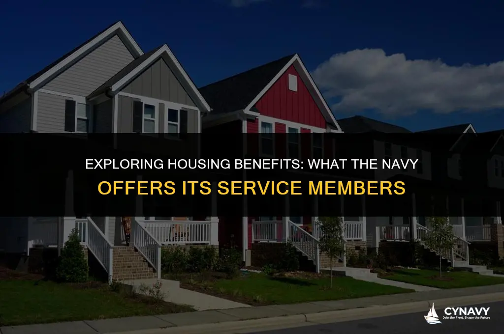 does the navy pay for housing