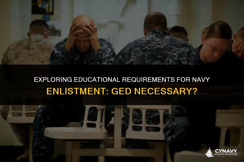does the navy require a ged