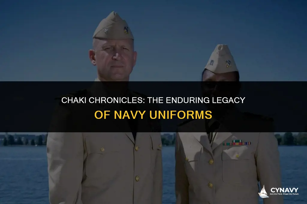 does the navy still wear chakis