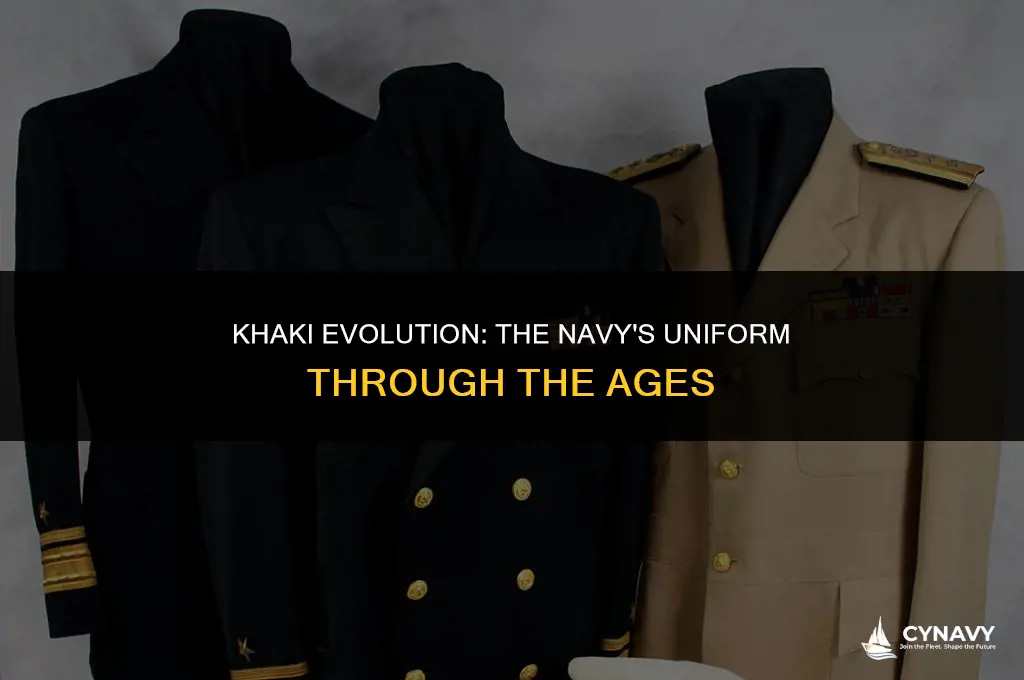 does the navy still wear khakis