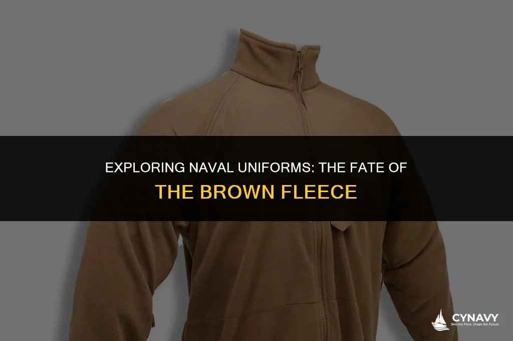 does the navy still wear the brown fleece