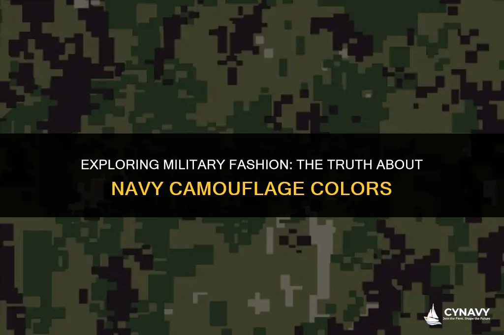 does the navy wear green camo