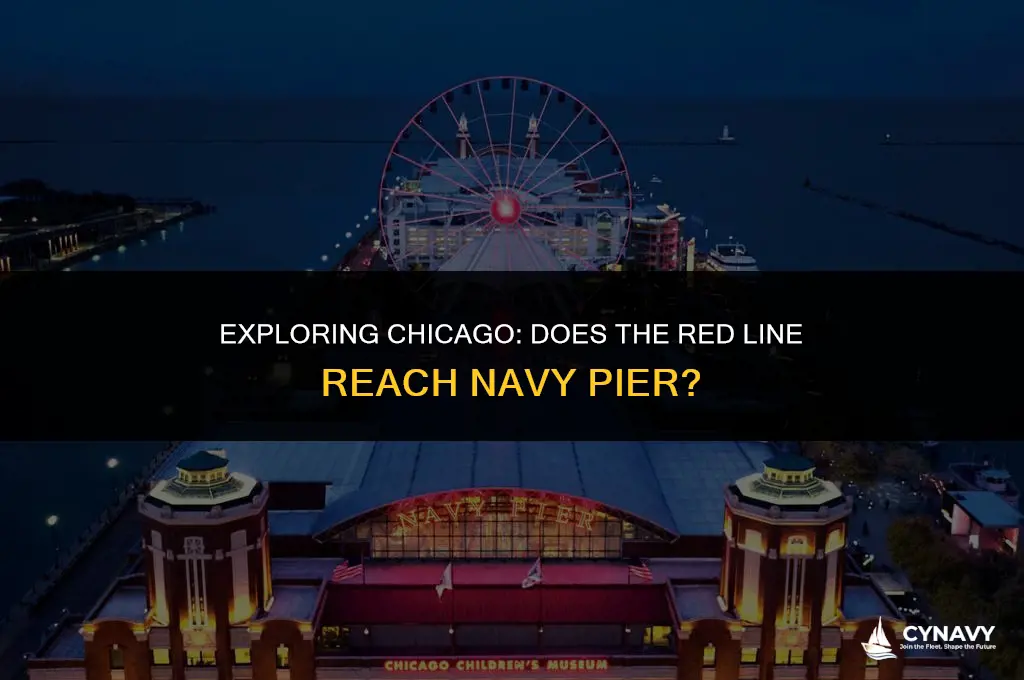 does the red line go to navy pier