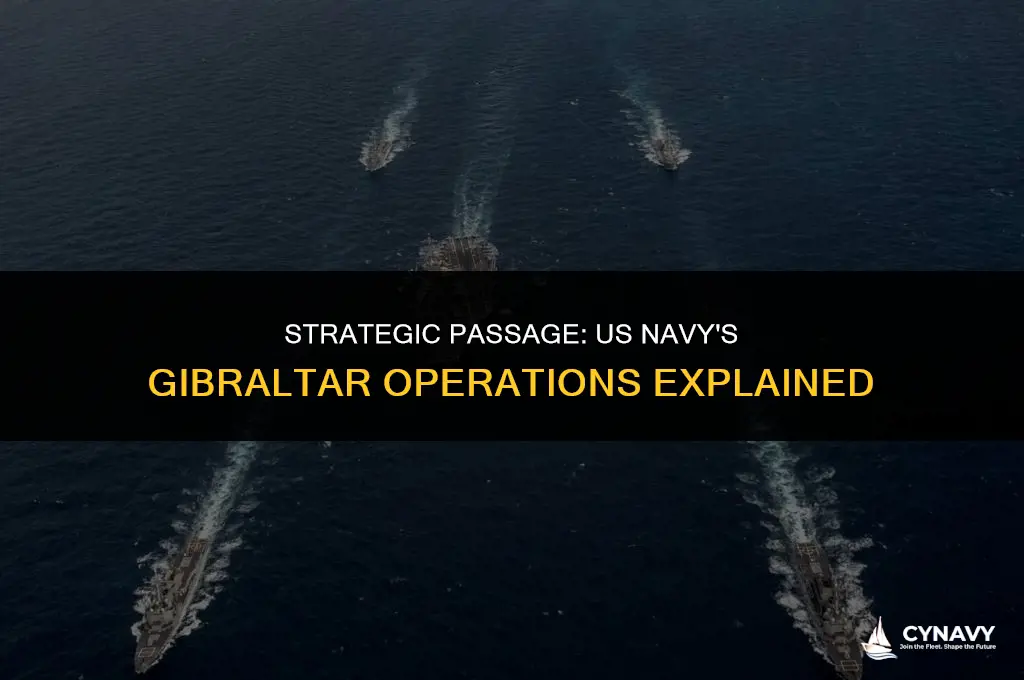 does the us navy go through gibraltar