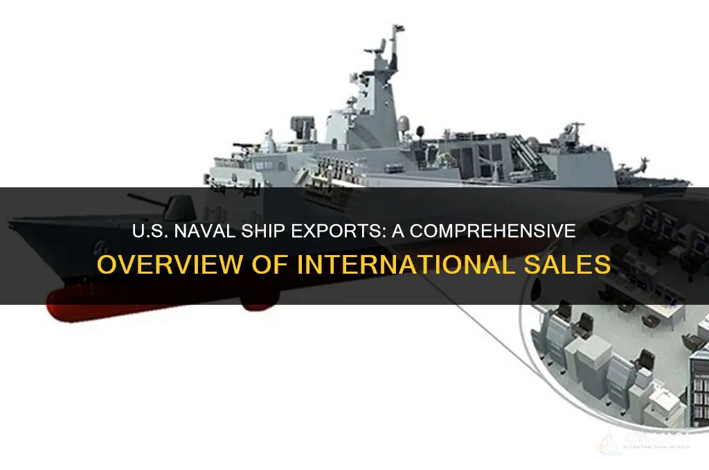 does the us sell any navy ships to other countries