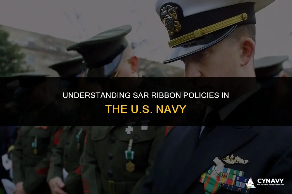 does us navy allow wearing of sar ribbons