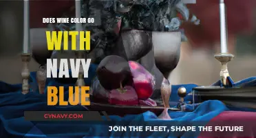 Elegant Pairing: Navy Blue and Wine Colors in Fashion Harmony