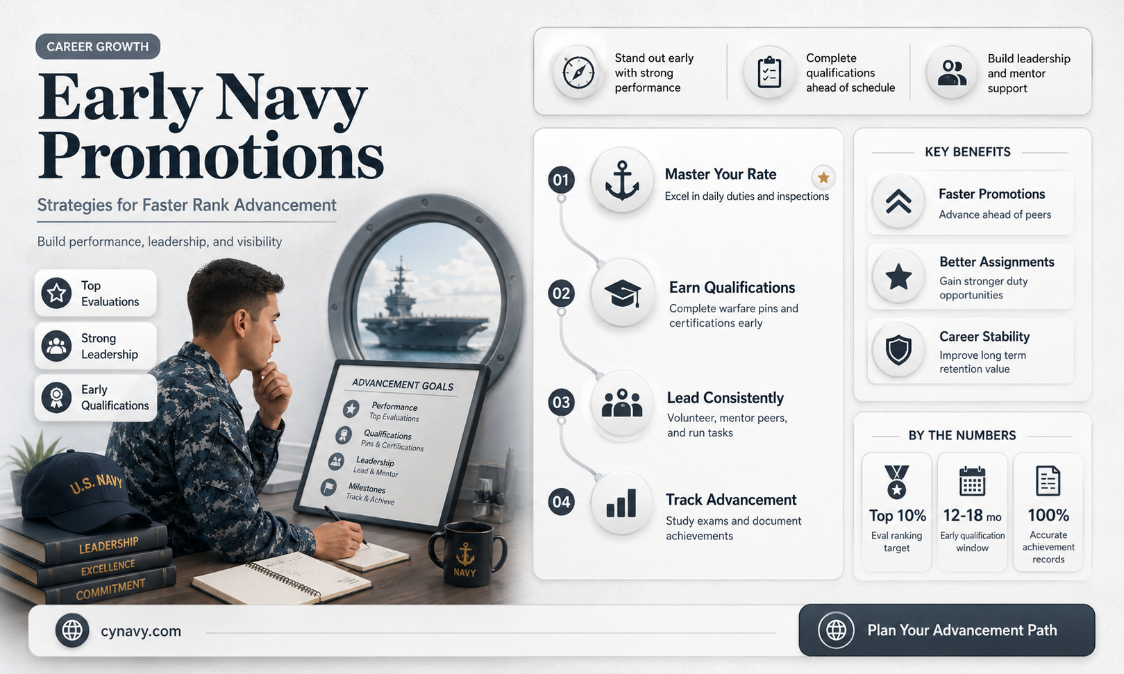can you get promoted early in the navy