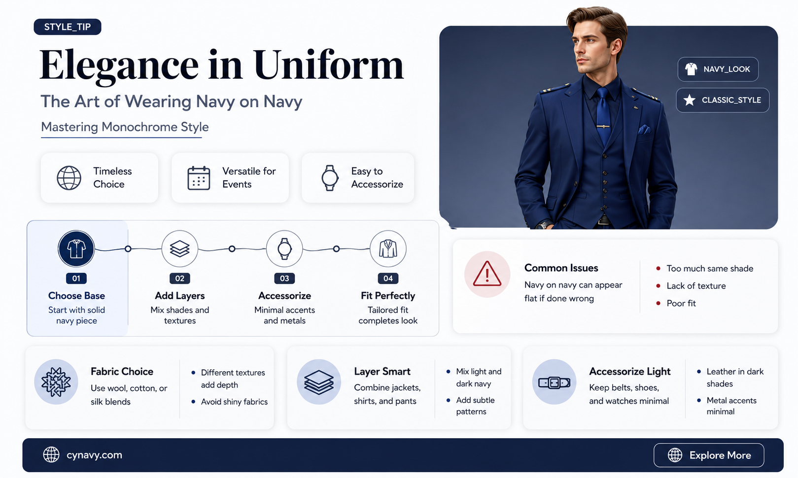can you wear navy on navy
