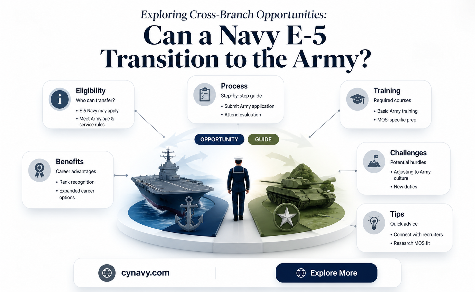 can navy e5 go army