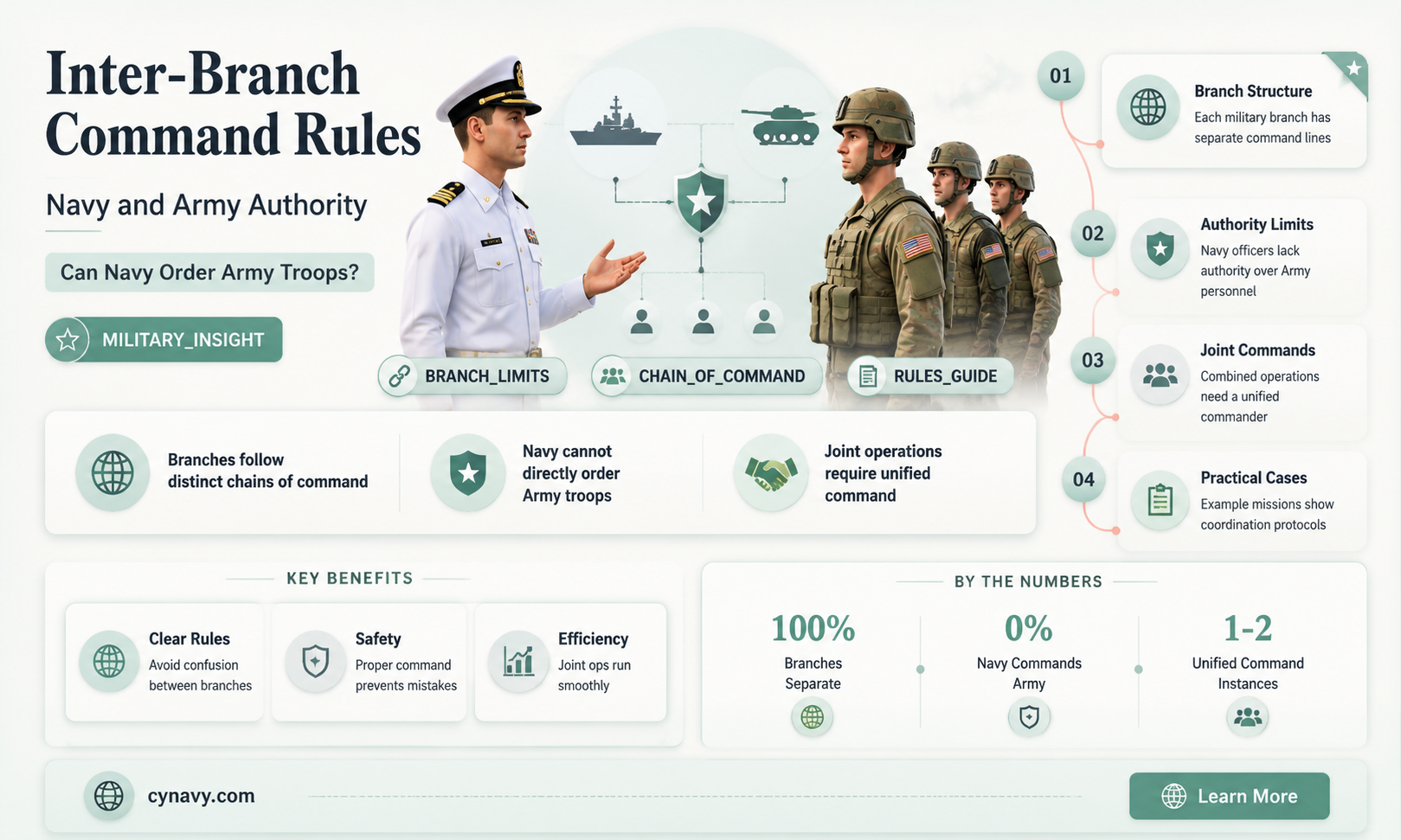 can navy order army troops