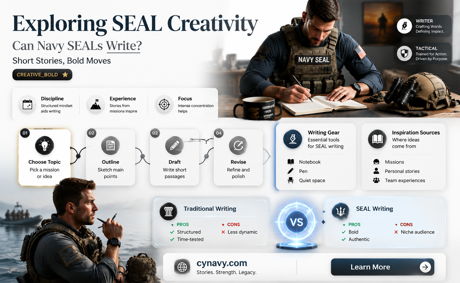 are navy seals allowed to write