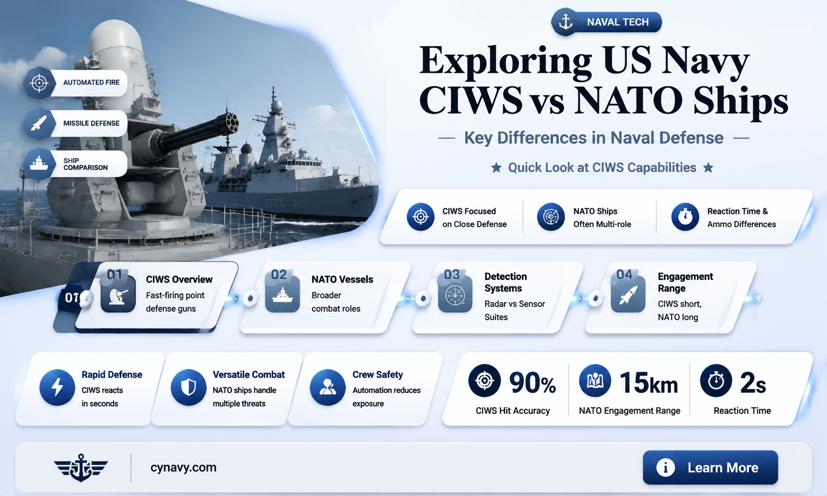 are us navy ciws ships the same as nato